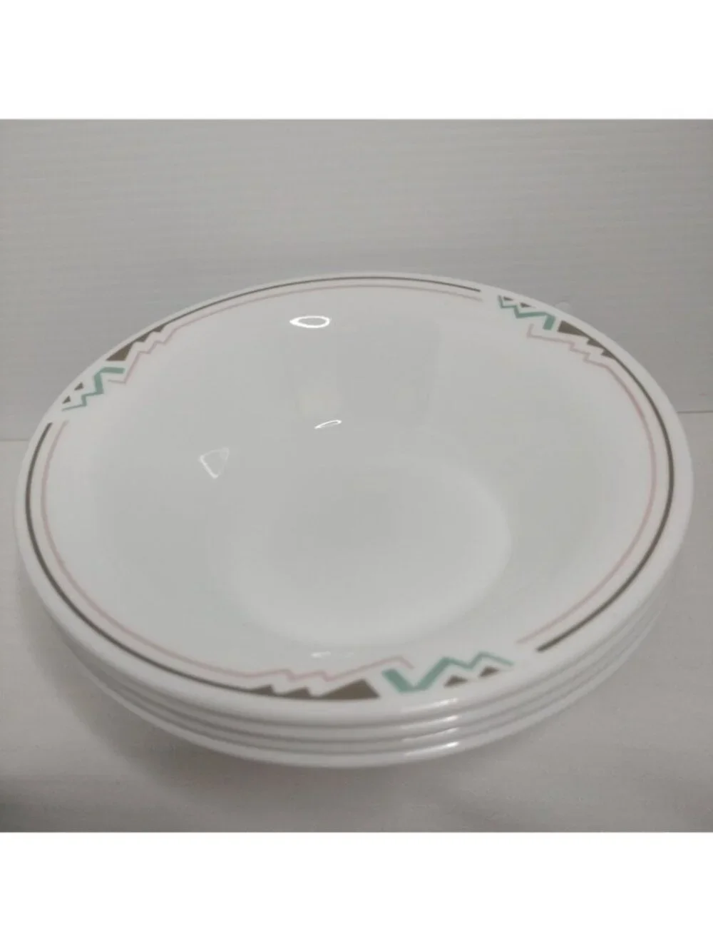 Comcor by Corning Corelle Brown Band Set of 4  Bowl 6